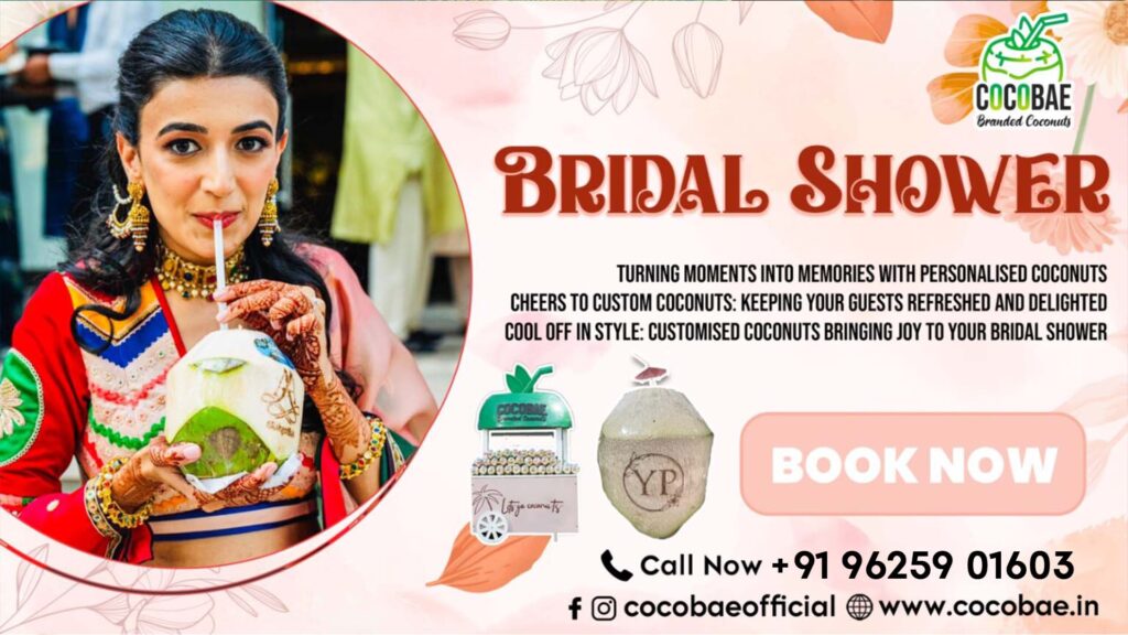 Personalised Coconuts for Bridal Shower
