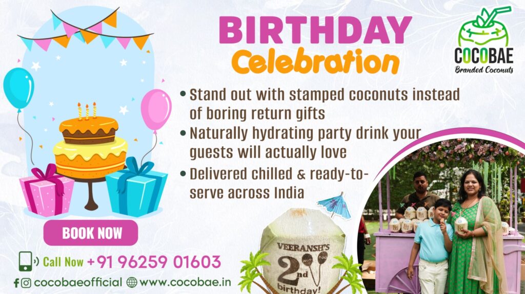 Celebrate Birthdays the Fresh Way with Cocobae’s Customised Coconut Water